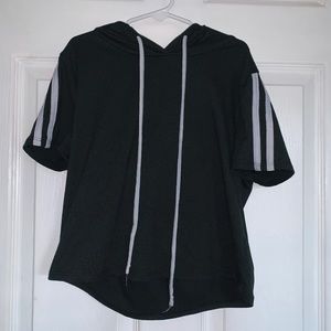 Black Short Sleeve Top